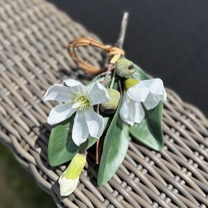 Frontgate Magnolia Napkin Rings - Set of 4 - NWT